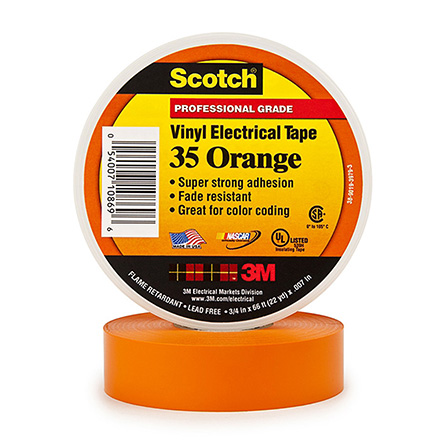 VINYL COLOR CODING TAPE ORANGE 3ME1004