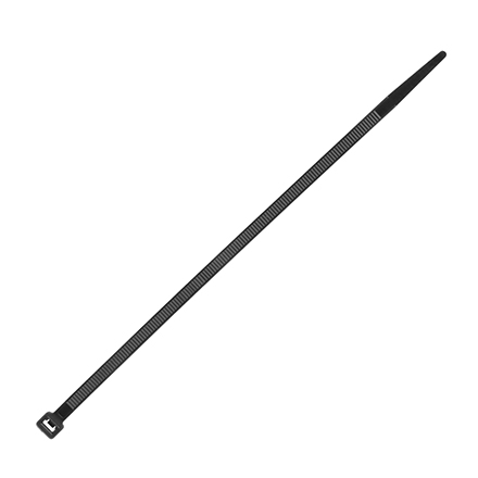 ACT 11in Cable Ties, Black, qty100 ACT1150B