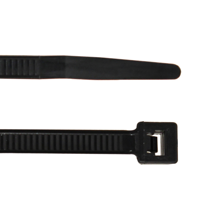ACT 14in Cable Ties, Black, qty100 ACT1450B