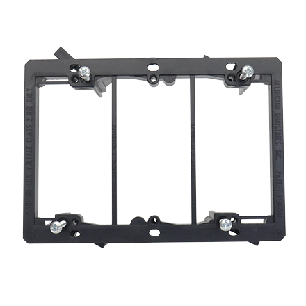 Arlington Model LV3 Triple Gang Low Voltage Mounting Bracket, Old Work ARLV3