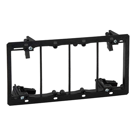 Arlington Model LV4 Four Gang Low Voltage Mounting Bracket, Old Work ARLV4