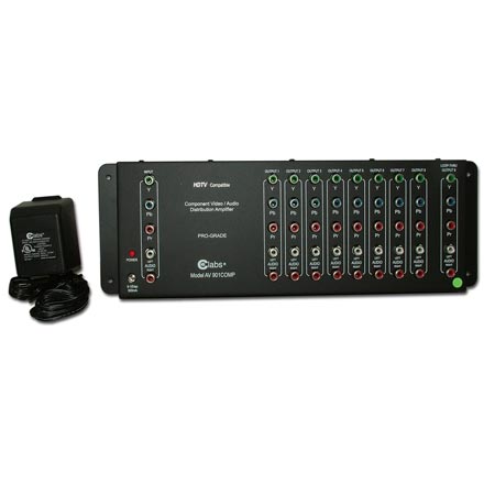 CE Labs 9-Way HDTV/Component AV Distribution Amp 1 in / 9 out CEL1003