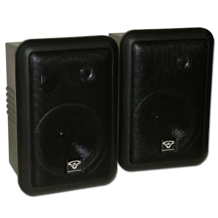 Cerwin Vega SDS-525 Pro Audio 5-1/2in Weather Resistant Speakers, pair, black, Includes 50ft of Speaker Wire Free! CER1026