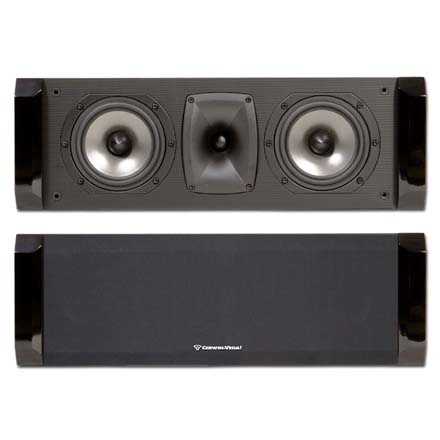 Cerwin-Vega CMX-25C Dual 5in 2-Way Center Channel Speaker, Includes 50ft of Speaker Wire Free! CER1082