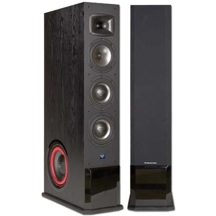 Cerwin-Vega CMX-210 10in 4-Way  Floor Powered Speaker, Includes 50ft of Speaker Wire Free! CER1086