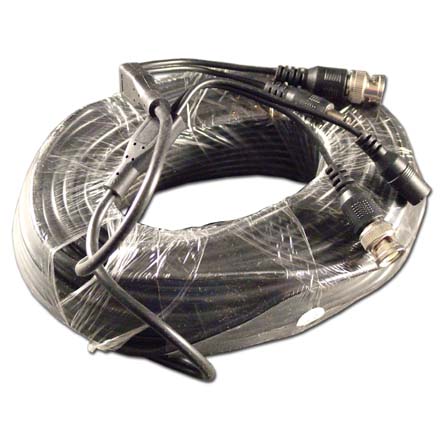 Choice Select 20M Siamese Power &amp; BNC Video Cable, black CHO3030