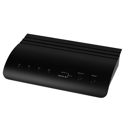 Choice Select Component Audio/Video Switcher, 4 Inputs/1 Output CHO4005