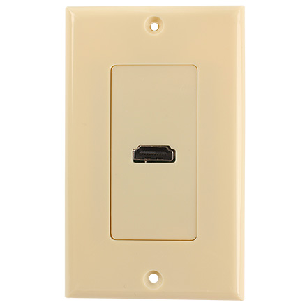 Choice Select HDMI to Cat5e Audio/Video Balun Extender Wall Plates, Ivory CHO4031I