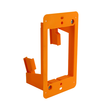 Construct Pro Slim Single Gang Open Back Low Voltage Bracket, each CON1002