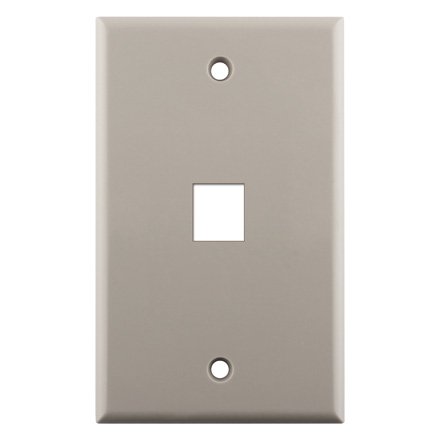 KEYSTONE WALL PLATE FOR 1 CON3001LA