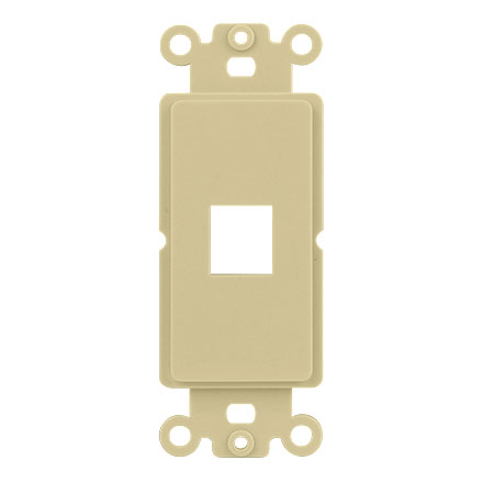 Decora Ivory 1 Port Strap CON3051I