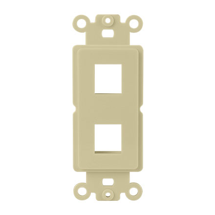 Ivory 2 Port Decora Strap CON3052I
