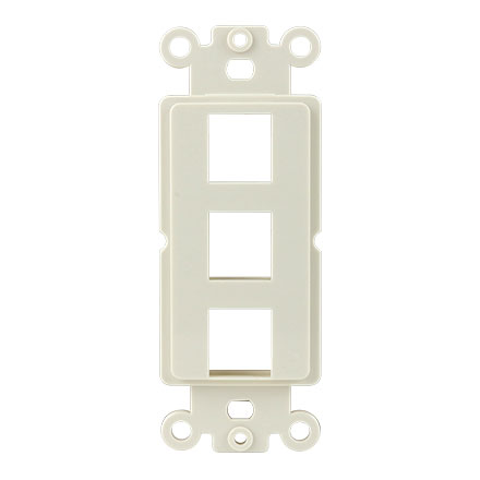 Lgt Almond 3 Port Decora Strap CON3053LA