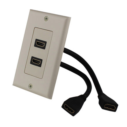 2 HDMI F to F PLATE (v 1.4) CON3085LA