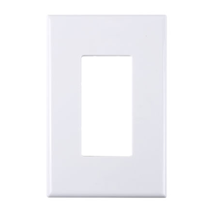 SCREWLESS 1 GANG DECORA PLATE CON4051W