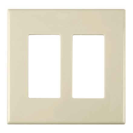 SCREWLESS 2 GANG DECORA PLATE CON4052I