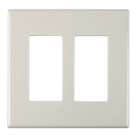 SCREWLESS 2 GANG DECORA PLATE CON4052LA