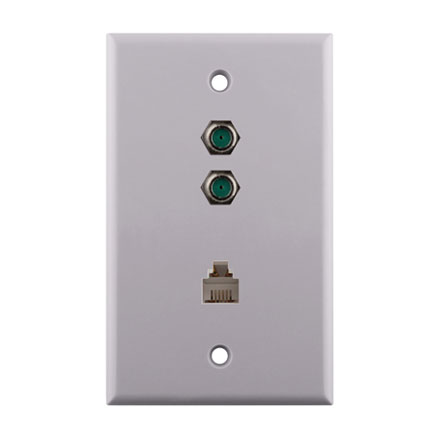 White PLATE (2) 3ghz &amp; CON7008W