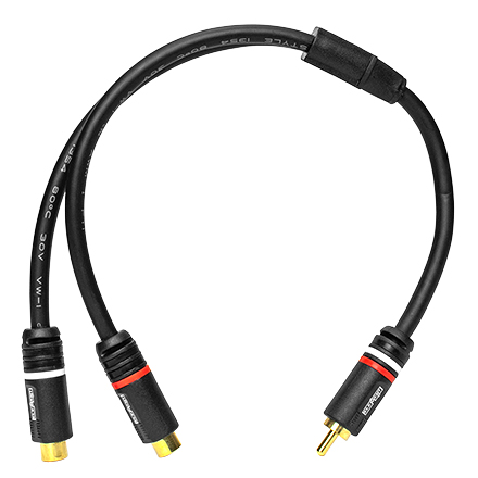 RCA Y Cable 2 Female to 1 Male ELE1102