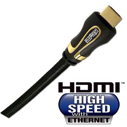 Elementhz 3 meter (9.84ft) HDMI Cable, Nylon Jacket
