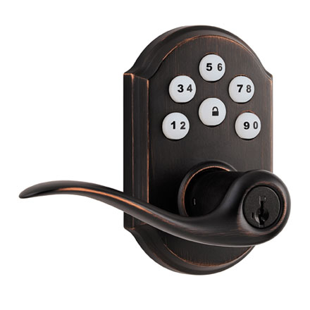 KWIKSET LEVERSET, TRAD, BRONZE KWIK1005