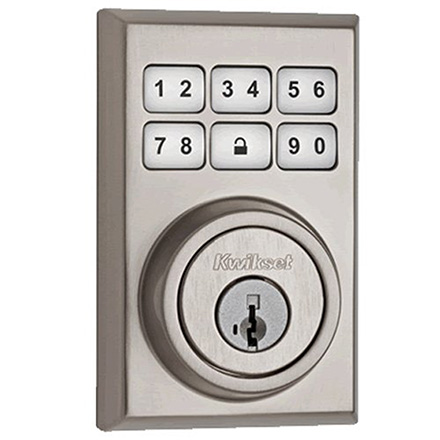 KWIKSET DEADBOLT, CONT, NICKEL KWIK2000