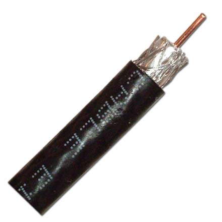 AC6QSBVVBOX RG6 Quad,  1000ft box, black PCT2002