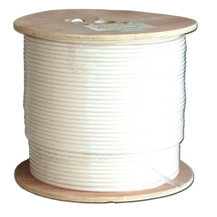 A6QSBVVW  RG6 Quad,  1000ft reel, white PCT2005