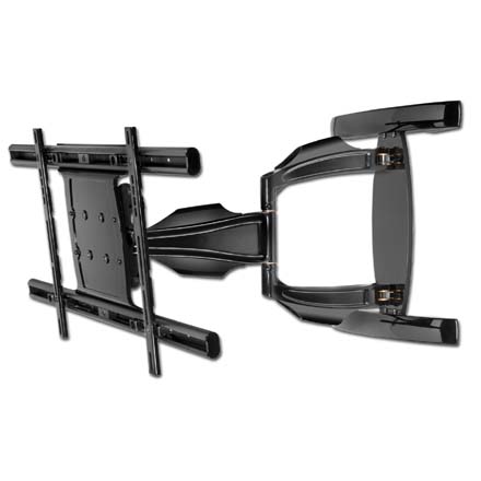 Peerless Model SA761PU Universal Articulating Wall Arm for 37-60in screens, gloss black PEE7610B