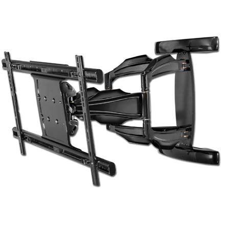 Peerless Model SA763PU Universal Articulating Wall Mount for 37-63in Screens up to 200 lbs, Gloss Black PEE7630B