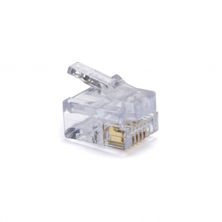 Platinum Tools 100026LTC EZ-RJ12/11 Long Tab Connectors, pack of 50 PLA1013