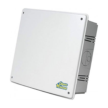 Channel Plus Open House H312KIT 12in Plastic Structured Wire Enclosure, with cover PLU1018