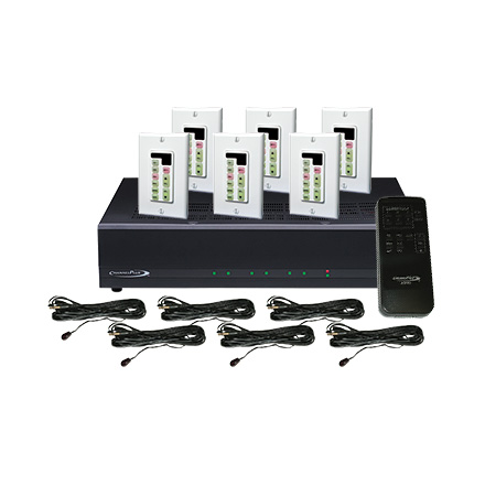 Channel Plus MDS-6A Multi-Room, Multi-Source Music Distribution Power Amp PLU1116