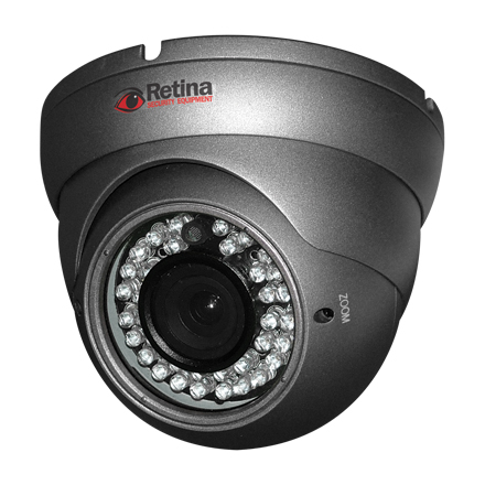 Retina Vandal Proof IR Dome Camera 700TVL Sony