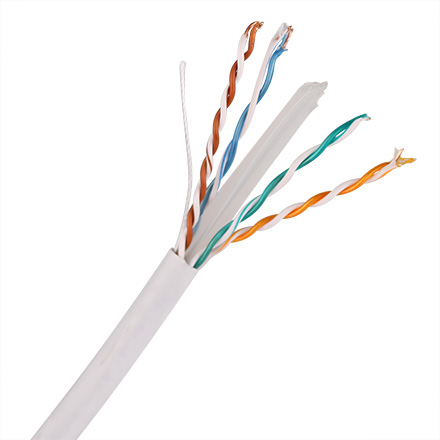 Skyline Cat6 8-Conductor 23awg wire, white, 1000ft pull-box