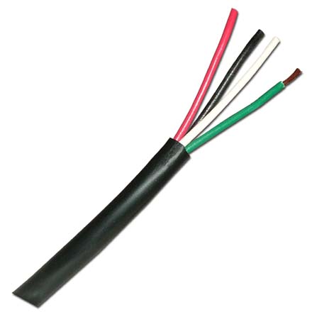 500 ft 14G 4 WIRE SPEAKER PULL BOX CL2 UL, BLACK SKL2303K