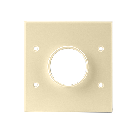 Skywalker Signature Series Dual Gang Wall Plate with 1 3/4in opening, ivory SKY05078ID