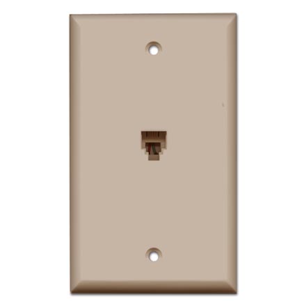 Skywalker Signature Series Flush Mount Wall Plate w/Phone, Ivory SKY05089I