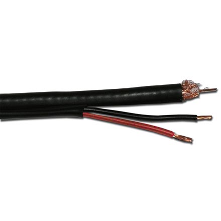 Skywalker Signature Series RG-59 w/18ga Power Cable UL Rated, 500ft, black SKY1213B