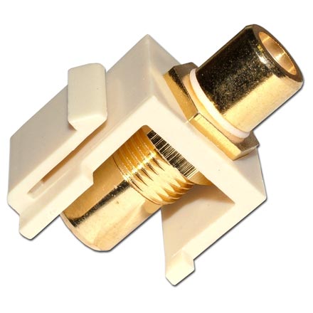 Skywalker Signature Series Keystone  RCA Female to RCA Female with White band, Ivory SKY20210WI