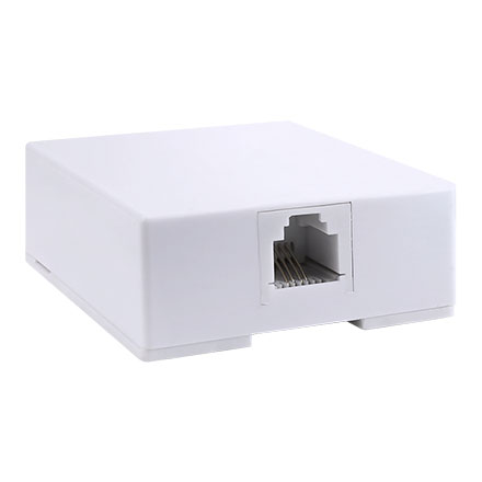 Skywalker Signature Series Modular Surface Mount Phone Jack, Ivory SKY20862I