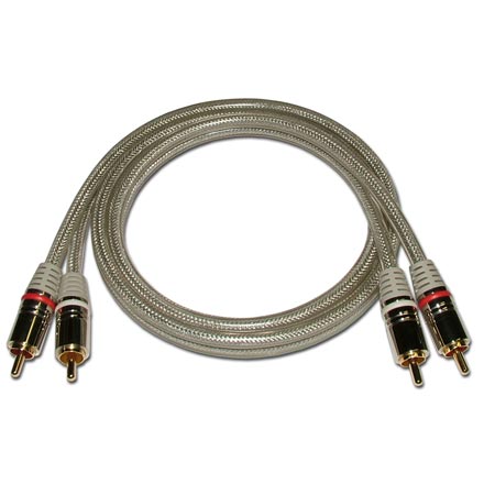 HQ Premium 12-ft Dual RCA Audio Cable SKY711212