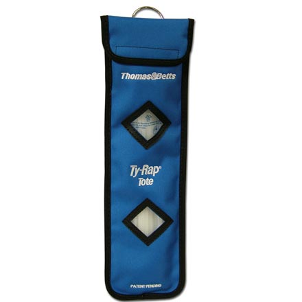 Thomas &amp; Betts TyTotes Cable Tie Caddy with qty100 14in Clear Ties TNB5002