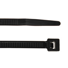 ACT 11in Cable Ties, Black, qty100 ACT1150B