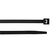 ACT 7in Cable Ties, Black, qty100 ACT7500B