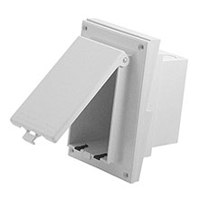 Arlington Model DBVR141W  In Box Siding Profile Adapter Plate, white ARL1000