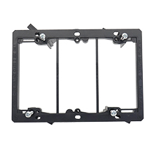 Arlington Model LV3 Triple Gang Low Voltage Mounting Bracket, Old Work ARLV3