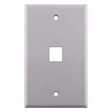 KEYSTONE WALL PLATE FOR 1 CON3001W