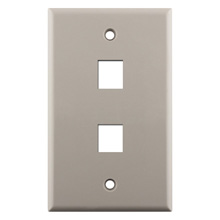 KEYSTONE WALL PLATE FOR 2 CON3002LA