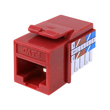 Red K.S. RJ-45 Cat 6 CON3025R
